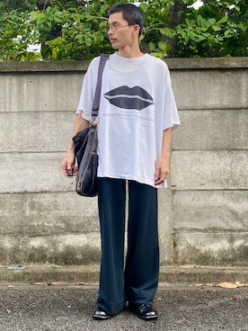 「VINTAGE（ヴィンテージ）のアイテム（スウェットパンツ）」を使った、Yusuke Katsurayamaさん（メンズ・170cm）の夏コーディネート