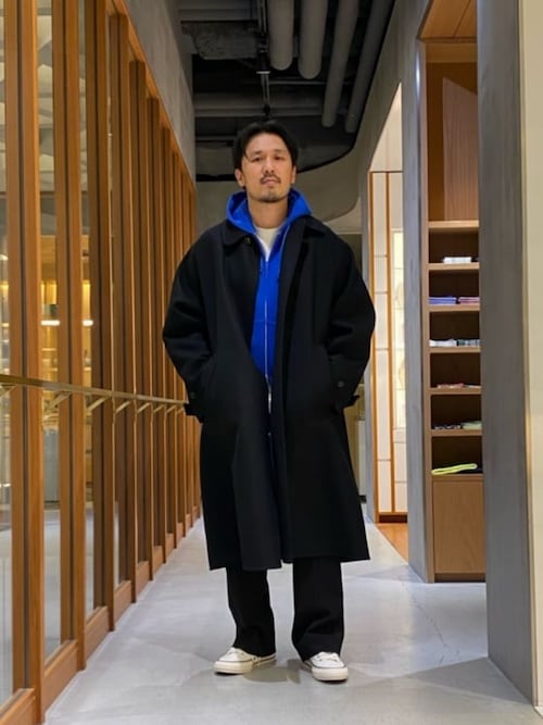 LOOPWHEELER x LOWERCASE for UNITED ARROWS＞ ジップアップ フーディ