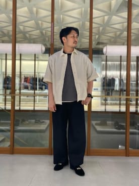 「LOEFF」｜藤高 尚徳さん（メンズ・175cm）の春コーディネート