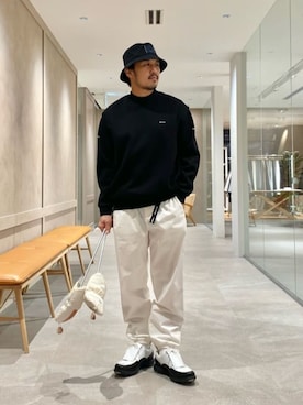 「アイテム（アウトドア/スポーツ）」を使った、藤高 尚徳さん（メンズ・175cm）の秋コーディネート