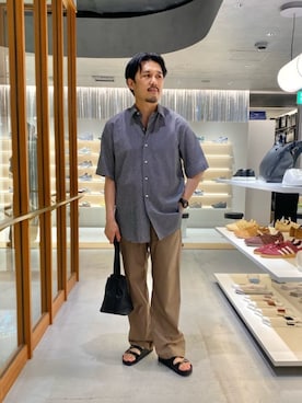 「UNITED ARROWS（ユナイテッドアローズ）のアイテム」を使った、藤高 尚徳さん（メンズ・175cm）の夏コーディネート