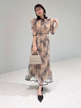 「結婚式」｜Lejaさん（レディース・153cm）の秋コーディネート