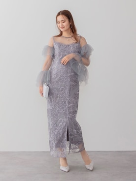 「アイテム（ドレス）」を使った、Lejaさん（レディース・163cm）の秋コーディネート