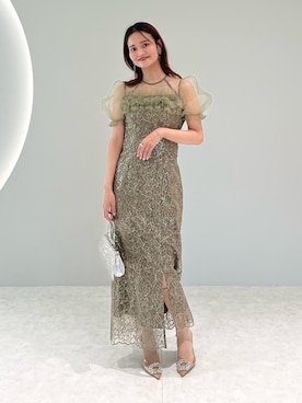 「アイテム（ドレス）」を使った、Lejaさん（レディース・163cm）の夏コーディネート