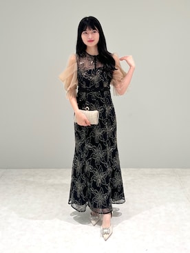 「アイテム（ドレス）」を使った、Lejaさん（レディース・158cm）の夏コーディネート