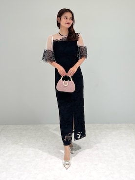 「アイテム（ドレス）」を使った、Lejaさん（レディース・163cm）の夏コーディネート
