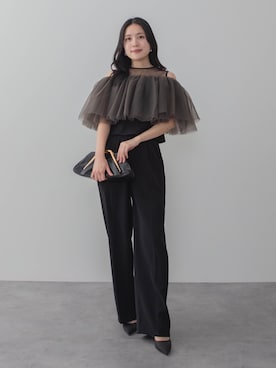 「パーティー」｜Lejaさん（レディース・158cm）の冬コーディネート