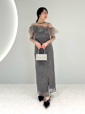 「アイテム（ドレス）」を使った、Lejaさん（レディース・158cm）の夏コーディネート