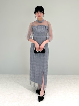 「結婚式」｜Lejaさん（レディース・158cm）の夏コーディネート