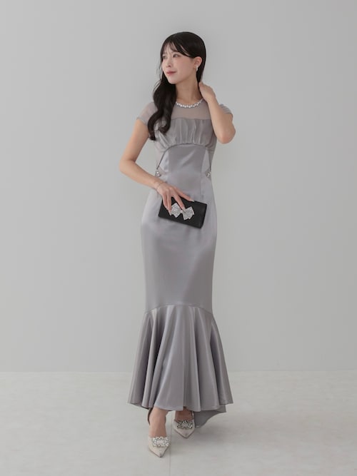 Leja（レジャ） パーティードレス ドレス 「LEJA LUXE」ビジューネック