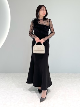 「アイテム（ドレス）」を使った、Lejaさん（レディース・158cm）の夏コーディネート