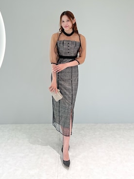 「結婚式」｜Lejaさん（レディース・168cm）の夏コーディネート