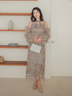 「お呼ばれ」｜Lejaさん（レディース・162cm）の春コーディネート