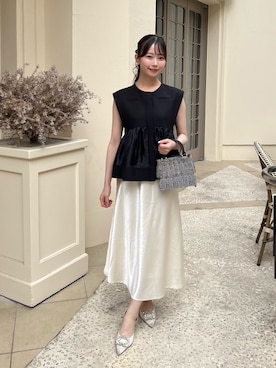 「Leja（レジャ）のアイテム」を使った、Lejaさん（レディース・155cm）の夏コーディネート