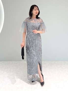 「アイテム（ドレス）」を使った、Lejaさん（レディース・158cm）の夏コーディネート