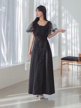 「パーティー」｜Lejaさん（レディース・164cm）の冬コーディネート