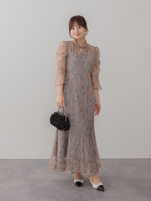 セール】【LEJA】サテンローズバッグ結婚式 パーティー 成人式 二次会