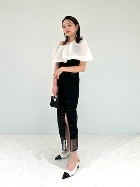 「アイテム（ドレス）」を使った、Lejaさん（レディース・151cm）の春コーディネート