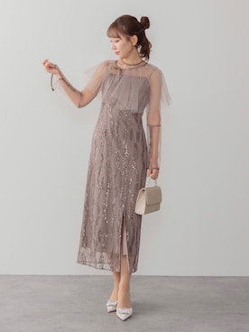 「パーティー」｜Lejaさん（レディース・165cm）の冬コーディネート