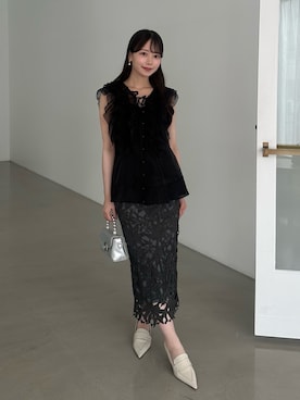 「Leja（レジャ）のアイテム」を使った、Lejaさん（レディース・155cm）の夏コーディネート