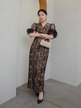 「結婚式コーデ」｜Lejaさん（レディース・158cm）の春コーディネート
