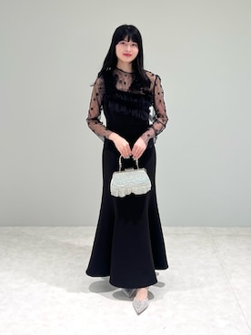 「アイテム（ドレス）」を使った、Lejaさん（レディース・158cm）の夏コーディネート