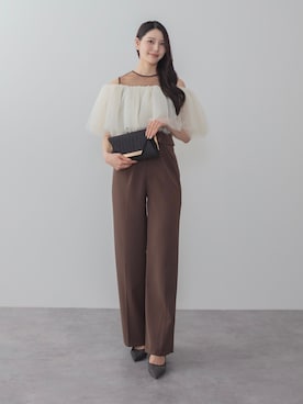 「パーティー」｜Lejaさん（レディース・163cm）の冬コーディネート