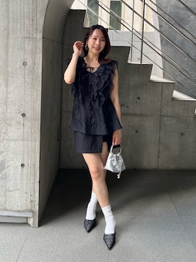 「Leja（レジャ）のアイテム」を使った、Lejaさん（レディース・158cm）の夏コーディネート