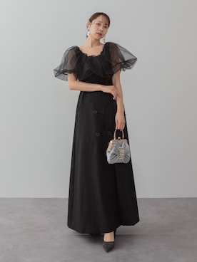 「パーティー」｜Lejaさん（レディース・158cm）の冬コーディネート