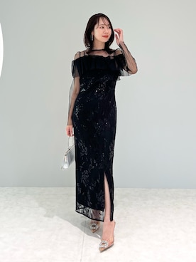 「アイテム（ドレス）」を使った、Lejaさん（レディース・158cm）の夏コーディネート