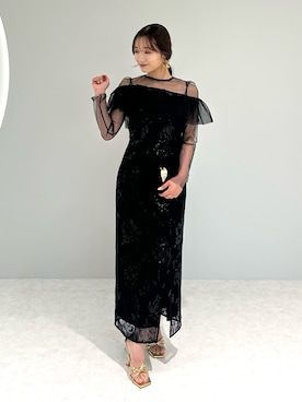 「アイテム（ドレス）」を使った、Lejaさん（レディース・159cm）の夏コーディネート