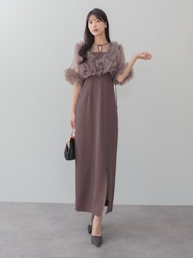 「パーティー」｜Lejaさん（レディース・164cm）の冬コーディネート