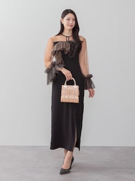 「結婚式スタイル」｜Lejaさん（レディース・163cm）の秋コーディネート