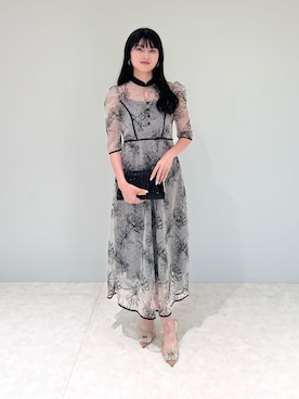 「アイテム（ドレス）」を使った、Lejaさん（レディース・158cm）の夏コーディネート