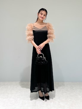 「アイテム（ドレス）」を使った、Lejaさん（レディース・163cm）の夏コーディネート