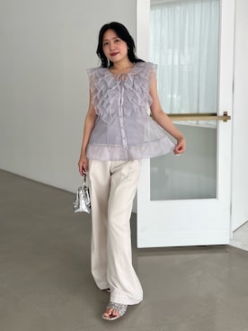 「Leja（レジャ）のアイテム」を使った、Lejaさん（レディース・158cm）の夏コーディネート