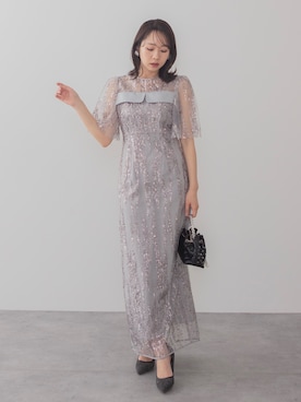 「結婚式コーデ」｜Lejaさん（レディース・158cm）の春コーディネート