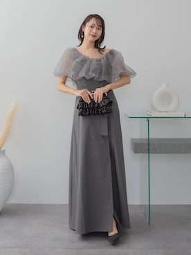 「パーティー」｜Lejaさん（レディース・158cm）の冬コーディネート