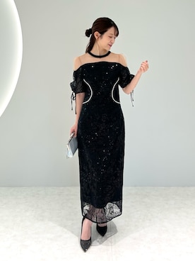 「アイテム（ドレス）」を使った、Lejaさん（レディース・154cm）の夏コーディネート