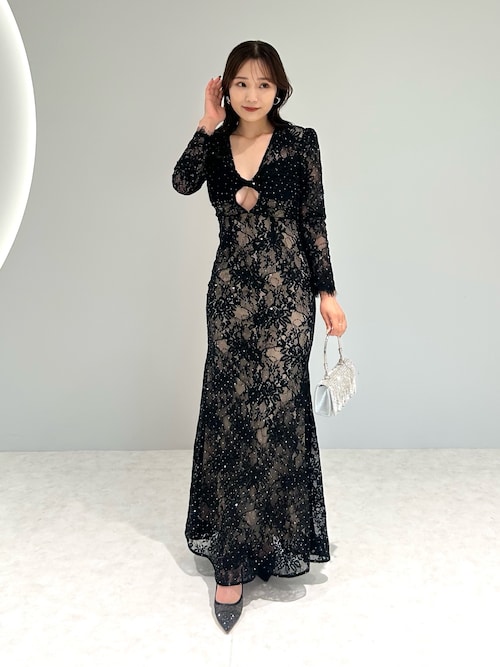 セール】【LEJA LUXE】ツイストオープンレースストーンマーメイド