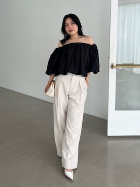 「アイテム（メイクアップ）」を使った、Lejaさん（レディース・158cm）の夏コーディネート