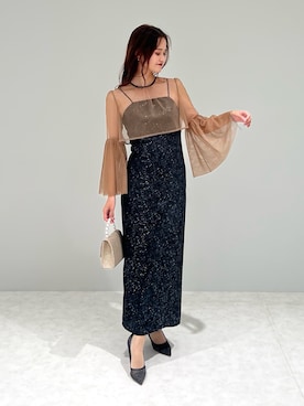 「結婚式スタイル」｜Lejaさん（レディース・163cm）の秋コーディネート