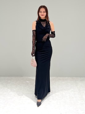 「アイテム（ドレス）」を使った、Lejaさん（レディース・163cm）の秋コーディネート