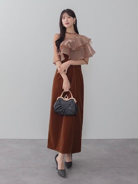 「Leja（レジャ）のアイテム」を使った、Lejaさん（レディース・164cm）の冬コーディネート