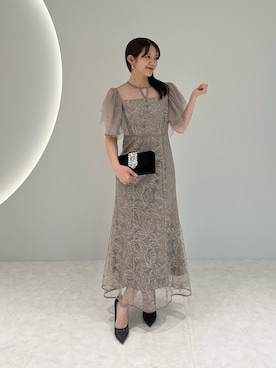 「アイテム（ドレス）」を使った、Lejaさん（レディース・154cm）の夏コーディネート