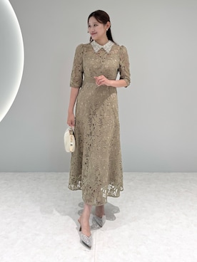 「アイテム（ドレス）」を使った、Lejaさん（レディース・168cm）の夏コーディネート