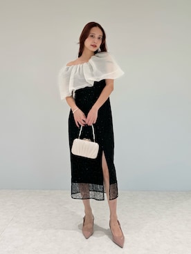 「アイテム（ドレス）」を使った、Lejaさん（レディース・162cm）の春コーディネート