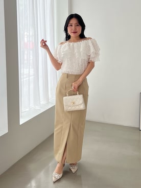 「Leja（レジャ）のアイテム」を使った、Lejaさん（レディース・158cm）の夏コーディネート