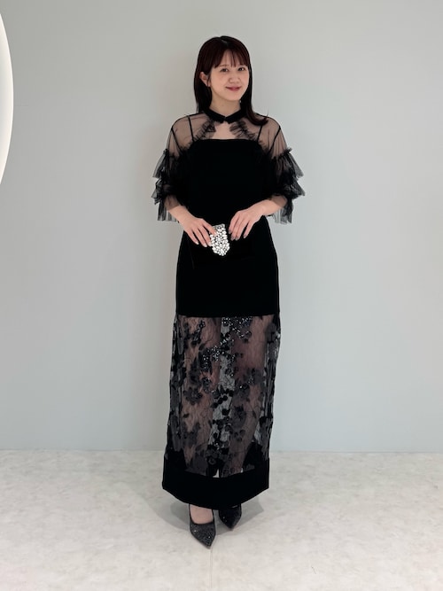 Leja（レジャ） ドレス 「LEJA」フリルボレロフラワーレースIライン