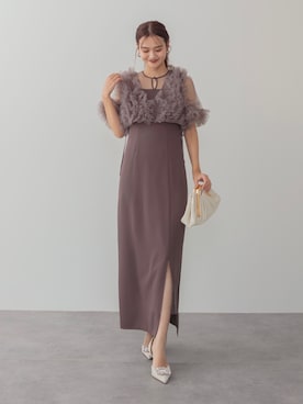 「パーティー」｜Lejaさん（レディース・163cm）の冬コーディネート